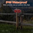 thumbnail image 5 of Solar Outdoor Motion Sensor Alarm with 13 Sound,130db Dual Speaker Motion Detector Alarm Light with Remote for Farm Yard, 5 of 5