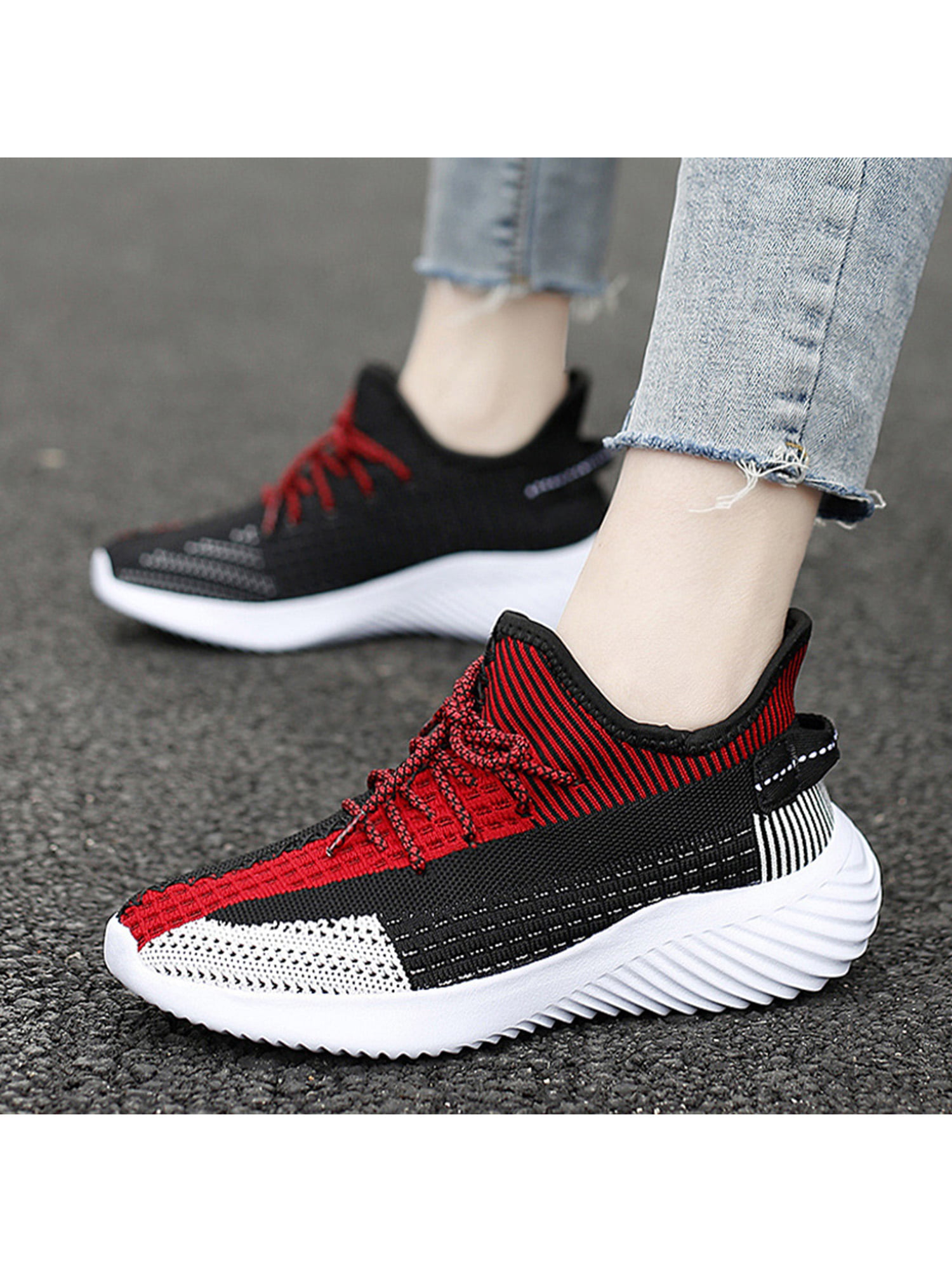 Men's Women's Fashion Sports Sneakers Breathable Athletic Casual Running Shoes 