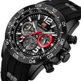 thumbnail image 1 of MINI FOCUS Men Sport Watch Waterproof Quartz Wristwatch Clock With Luminous Silicone Strap, 1 of 7