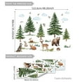 thumbnail image 6 of Mountain Tree owl Wall Decals Large Pine Tree Forest Animal Fox Wall Stickers Deer Wolf Wall Stickers DIY Removable Peel and Stick Wall Art Decals for Kids Room Classroom Nursery Bedroom Playroom Hom, 6 of 10
