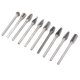 thumbnail image 2 of 10Pcs Single Cut Rotary File Metal Electric Grinder Drill Bit Set for Polishing Grinding, 2 of 5