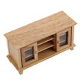 thumbnail image 3 of Meuble TV miniature en bois pour maison de poupée, échelle 1:12, meuble de rangement, couleur bois, cadeau pour enfants, 3 of 4