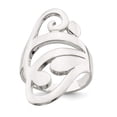 thumbnail image 4 of 925 Sterling Silver Scroll Ring Size 7, 4 of 6