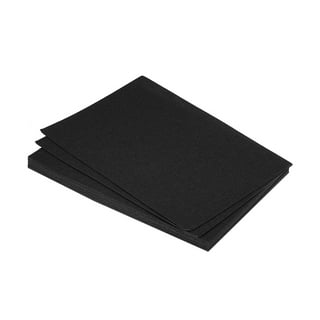 Soft Felt Sheets Fiber Craft Sheets Black 4 Inch x 4 Inch 40 Pcs