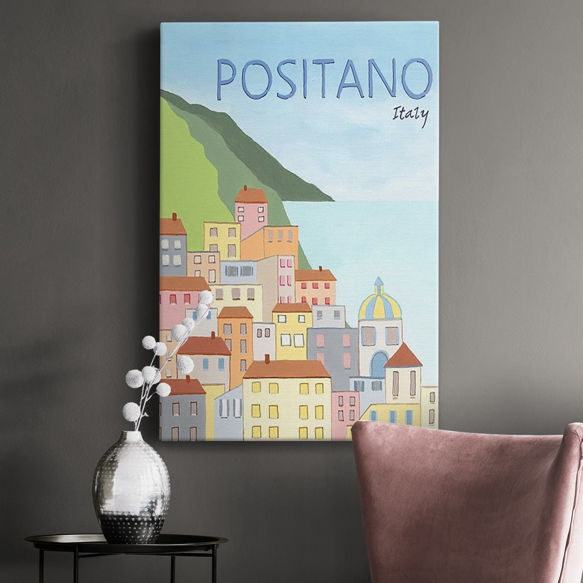 Living by the Sea I Premium Gallery Wrapped Canvas - Ready to Hang