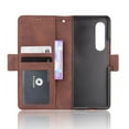 thumbnail image 3 of Allytech for Galaxy Z Fold 4 Case with S Pen Holder, Galaxy Z Fold 4 Wallet Case PU Leather Card Slot Shockproof Flip Phone Cover for Samsung Galaxy Z Fold 4 2022, Brown, 3 of 6