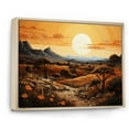 thumbnail image 2 of Designart "Illusion of Canyons IV" Landscapes Floater Framed Wall Art Print, 2 of 7