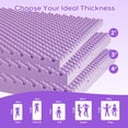 thumbnail image 6 of Arctus 4" Gel Cooling Memory Foam Mattress Topper, Twin Size, Lavender Egg Crate Memory Foam, CertiPUR-US, 6 of 8
