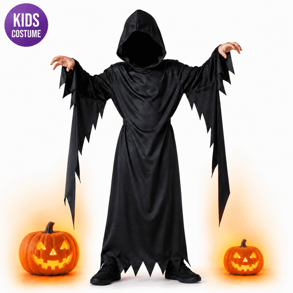 Festive Find Store Scary Unisex Halloween Fancy-Dress Costume for Child Costume for Kids