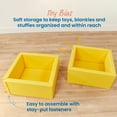 thumbnail image 3 of ECR4Kids SoftZone Play Patch Toy Bins, Beginner Playset, Yellow, 2-Pack, 3 of 9