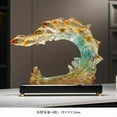 thumbnail image 3 of Fish Shape Ornaments Office Living Room Wine Cabinet TV Cabinet Home Decorations Housewarming Gifts, 3 of 4