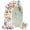 PowderBlue, variant on Retro Hot Air Balloon Arch Backdrop Cover 4x1.65 Ft, Spandex Wedding Arch Stand Cover, Modern Flying Balloon Round Top Stretch Fitted Background Covers for Birthday Ceremony Party Decor