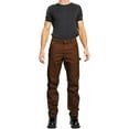 thumbnail image 4 of FULL BLUE Carpenter Fleece Lined Canvas Stretch Performance Pants, Regular Fit, Utility Pocket & Hammer Loop, Brown, 32x36, 4 of 6