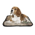 thumbnail image 2 of PKQWTM traditional pictorial streets old italian villages Pet Dog Cat Bed Pee Pads Mat Cushion Potty Dogs Blankets Crate Bed Kennel 14x18 inch, 2 of 3