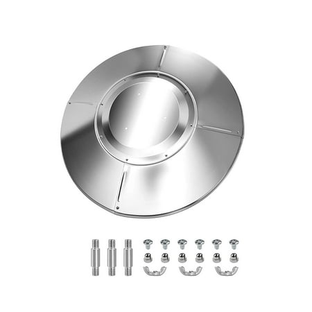 figatia Patio Heater Reflector Cover Dustproof Outdoor Heater Replacement Dome Part