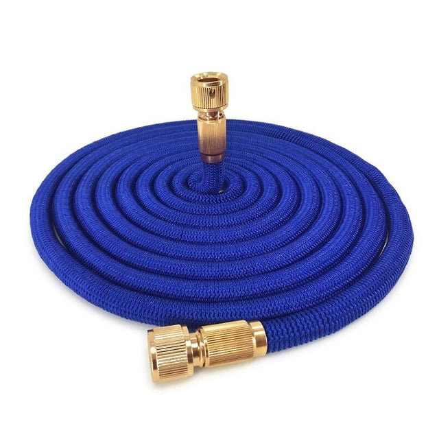 Manguera de jardín expandible, ligera, duradera, resistente a fugas, para exteriores (azul real) Rojo Verde MX-0127035FYD