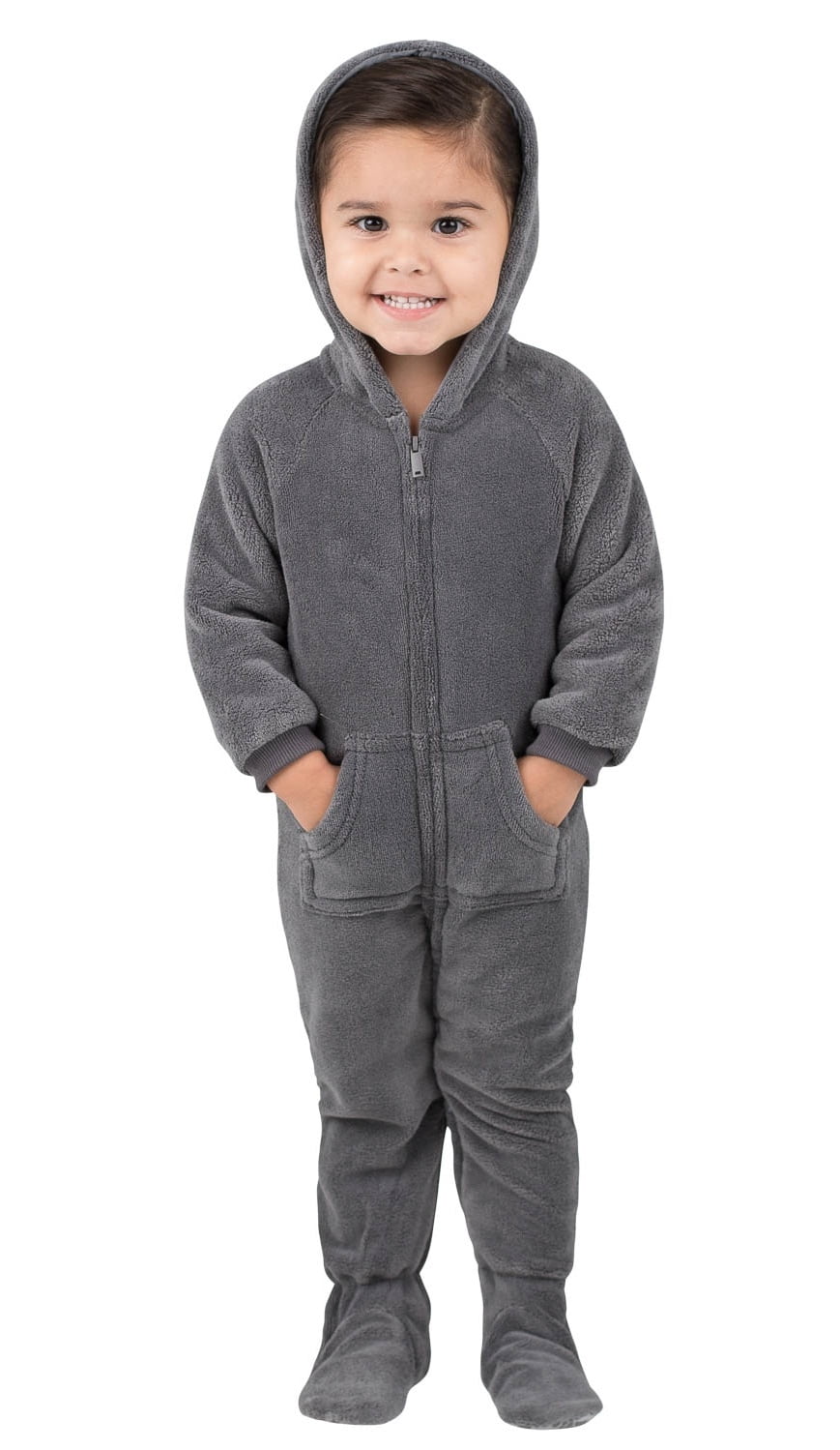 Howling Moon Kids Hoodie Chenille Onesie Footed Pajamas