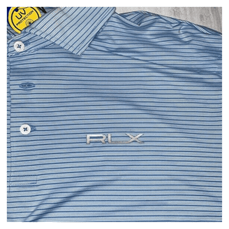 RLX Ralph Lauren, Golf Custom Performance Polo Shirt, Grey, XL