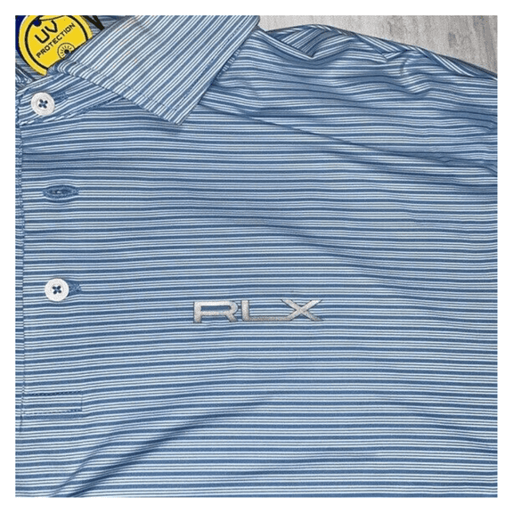 Polo Ralph Lauren RLX Golf Stripe Performance Stretch Polo Shirt, S