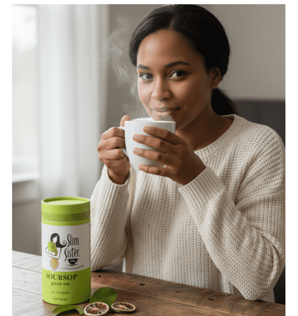 Slim Sister Tea Soursop Green Tea 50 Tea Bags