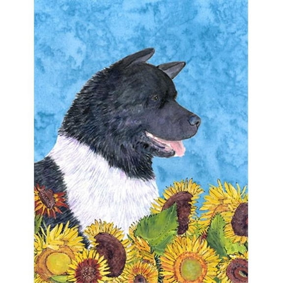 28 x 40 In. Akita Flag Canvas, House Size
