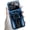 Blue, variant on Stylish Magnetic Shockproof Phone Case, Tempered Glass, Slim Protective Cover Raised Camera Lens Non-Slip Alloy Frame Magnetic Wireless Charging Case for iPhone 12 13 14 15 16 17