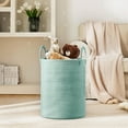 thumbnail image 3 of YOUDENOVA Laundry Hamper Basket, Woven 58L Tall Laundry Basket for Blanket Organizer- Nursery Hamper for Bedroom And Bathroom Storage, 3 of 7