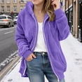 thumbnail image 2 of LIJCC Kid Girls Fuzzy Fleece Jacket Winter Coats Plus Size Full Zip Fluffy Sherpa Jacket Baggy Drawstring Hooded Coat Comfy Soft Warm Jackets with Pockets Casual Cardigan Outerwear, 2 of 5