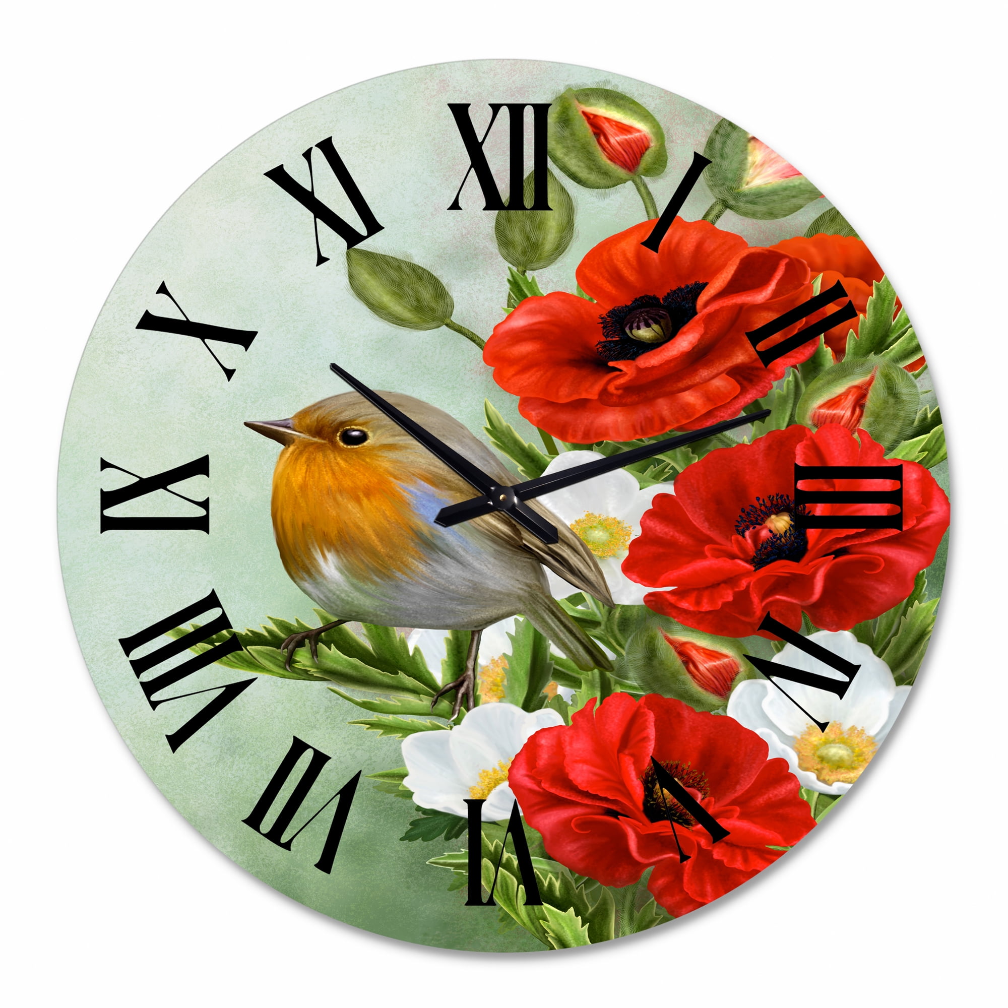 Designart 1 in Traditional Wall Clock