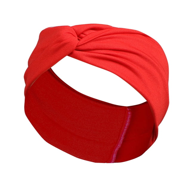 Bande pour Cheveux en Laine Tricotée Unie, Laine Acrylique, 13 Couleurs, Élastique, pour l'Automne/hiver, Multifonction (Lavage du Visage/sports)