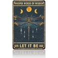 thumbnail image 1 of Whisper Words of Wisdom Dragonfly Sign Vintage Metal Tin Sign Funny Wall Decor for Cafe Kitchen Home Bar Garden 12×16 Inch, 1 of 5