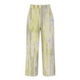 thumbnail image 4 of Levmjia Womens Casual Pants High Waist Straight Leg Cotton Polyester Comfy Stretch Soft Breathable for Workout Travel Plus Size XS to XXXXL, 4 of 5
