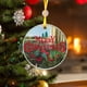 thumbnail image 1 of Fiudx Artículos en oferta con ofertas flash Hermosos letreros navideños de resina con temática navideña con imágenes elegantes y decoraciones festivas que son ideales para agregar calidez y alegría a, 1 of 6