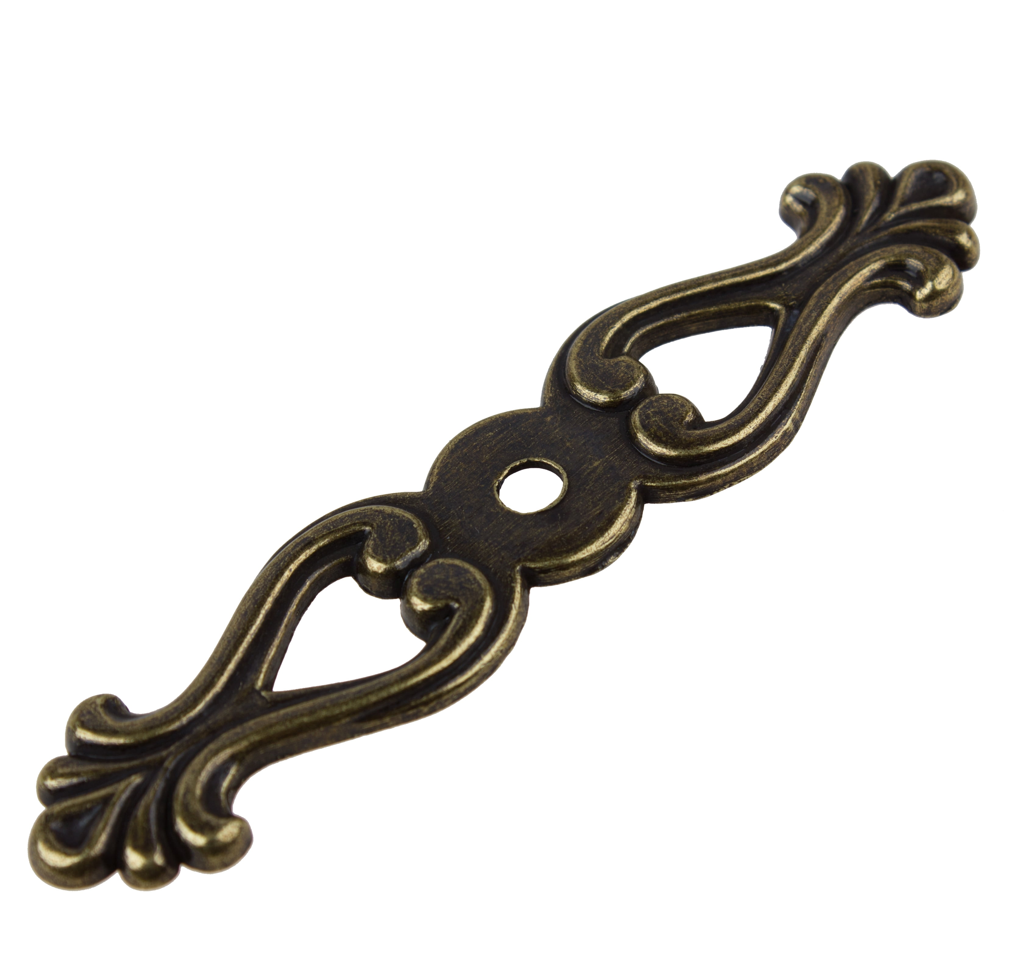 GlideRite 31/4 in. Classic Dresser Drawer Backplates, Antique