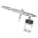 thumbnail image 4 of Aerógrafo KKmoon Profesional Multi-Propósito de Alimentación Lateral de Acción Doble Airbrush Kit Set Control de Aire Ajustable 0.25mm 7cc y 22cc Trigger Spray Gun para Nail Arts Pintura Corporal Maqu KKmoon Aerógrafo, 4 of 7