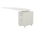 thumbnail image 1 of Mayline Medina Series 63" Curved Desk Return with Right Pedestal, 1 of 1