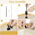 thumbnail image 2 of Norcho 65L Slim Laundry Hamper with Lid, Narrow Collapsible Laundry Basket with Removable Bag and Bamboo Handles, Beige, 2 of 7