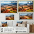 thumbnail image 4 of Designart "Colorful Rainbow landscapes Of Chroma II" Landscapes Floater Framed Wall Art Living Room, 4 of 7