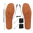 thumbnail image 3 of Hearth & Gear Semelles Chauffantes Semelles Chauffantes Réchauffe-Chaussures Semelles Chauffantes Lavables et Réutilisables pour Tous Types de Chaussures Hiver Ski Pêche Rangement Facile Vélo Elliptique Step Vélo Plein Air E2m Mise en Forme, 3 of 7