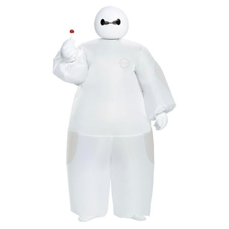 Morris Costumes Boys Baymax White Inflatable Jumpsuit One Size, Style