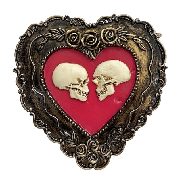 Wosthever Engraved Love Statue Resin Ornament for Christmas Decorations Decoración del hogar