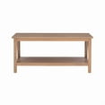 thumbnail image 4 of Linon Titian Farmhouse Coffee Table with Shelf, Driftwood, 4 of 11