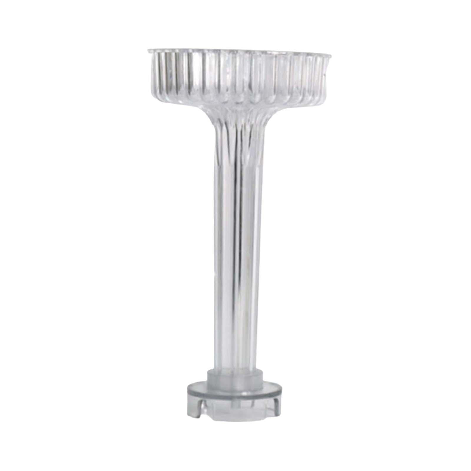 3D Geometric Stripe Candle Mould Decorative Making Supplies Handmade Casting Craft Art Acrylic Crafts Chassis Home Decor for Wedding Dinner 10 x 2 x 20.1cm