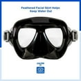 thumbnail image 5 of Dolfino Pro Vega Youth Swim Mask - Red, 5 of 5