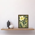 thumbnail image 2 of Yellow Daffodil Flower Watercolour Art Nouveau Artwork Framed Wall Art Print A4, 2 of 4