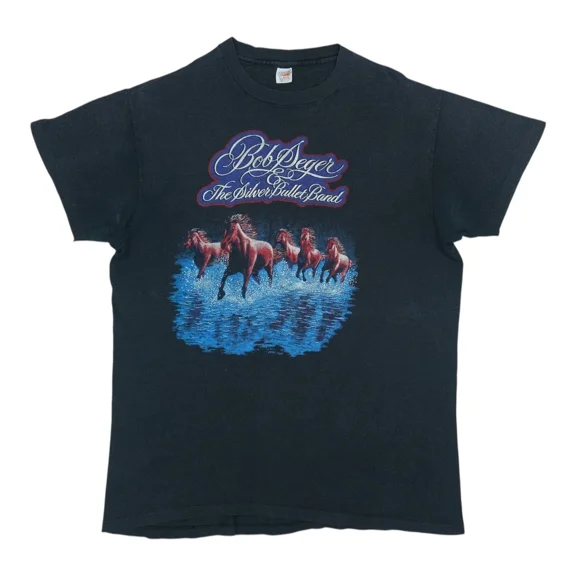 Bob Seger - The Silver Bullet Band Touring Against The Wind T-Shirt