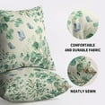 thumbnail image 5 of Spring Pillow Covers 18x18 Set of 2 Sage Green Watercolor Eucalyptus Leaf Butterfly Decorative Throw Pillow Cases Outdoor Summer Farmhouse Decor for Sofa Couch Bed, 5 of 6