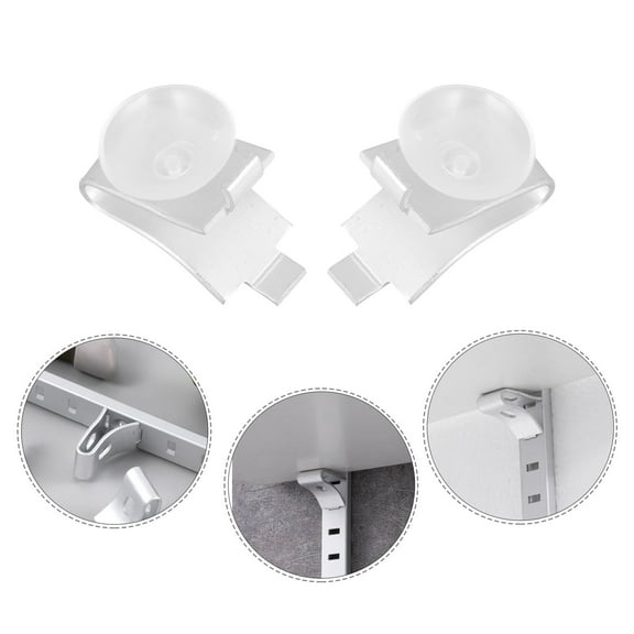 FELTECHELECTR 8pcs Cabinet Shelf Clips Shelf Support Clip File Cabinet Shelving Clamps Pilasters Shelf Clips