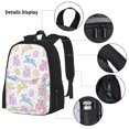 thumbnail image 3 of Balery Easter Colorful Rabbit Mochila Escolar 3 en 1 para Niños - Mochila Resistente con Lonchera Térmica y Estuche - Mochila Escolar para Niños y Niñas, 3 of 7