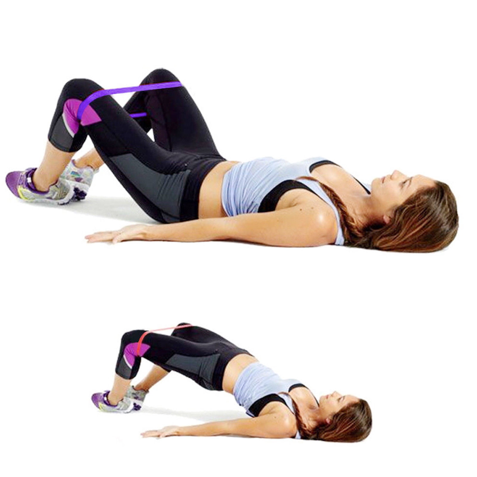 Fitnessbänder Widerstandsbänder Resistance Band Yoga Gymnastik PullUp Bänder